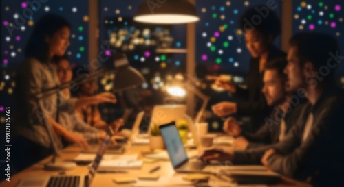 Festive holiday gathering a warm and joyful celebration with friends and family around a table