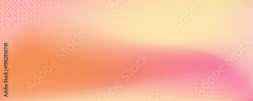 Abstract gradient background with dots texture. Vibrant color vector art