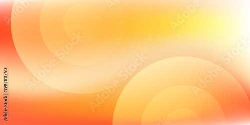 MOdern circle warm and inviting gradient background. The colors transition smoothly from orange to yellow creating a soft and diffused effect design