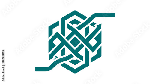 Vector Icon of Brain Illustration for Neuroscience and Cognitive Science Design