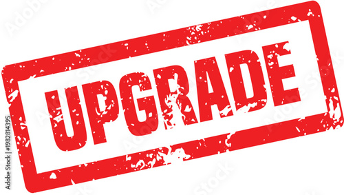 red warning square grungy vintage stamp isolated