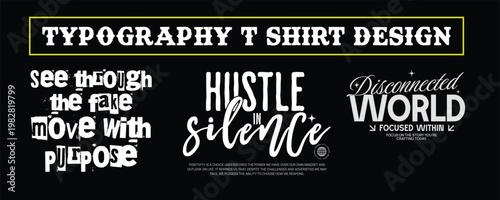 Streetwear Typography Bundle – Bold Urban Font T-Shirt Design Pack