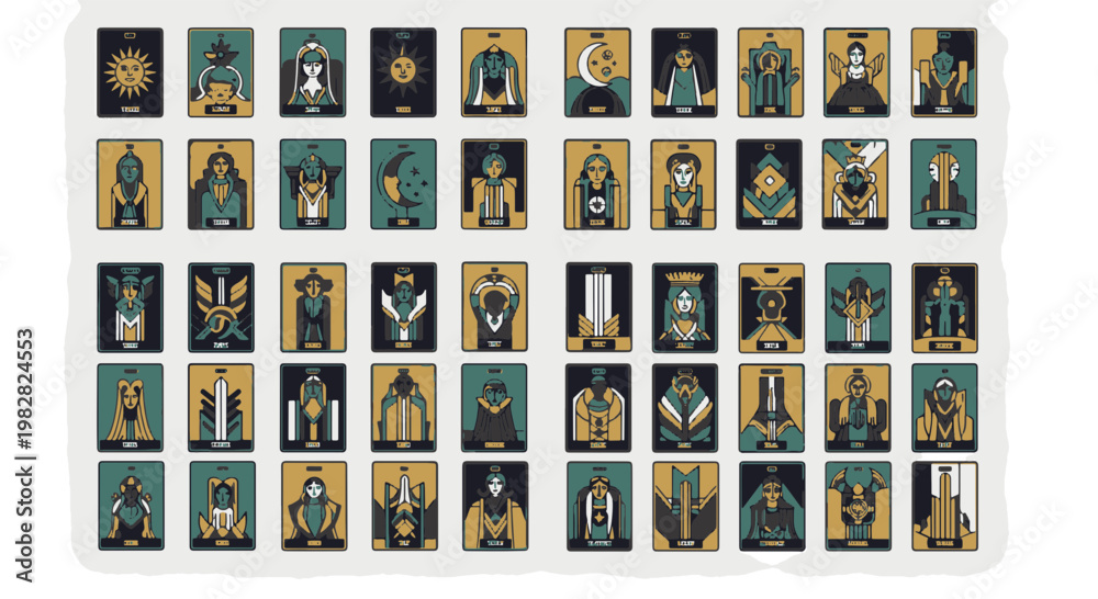 Φωτογραφία Mystic Tarot Cards Illustration Series