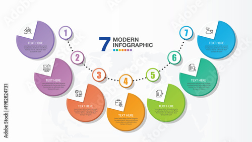 7 Stages of Business Growth Infographic Template