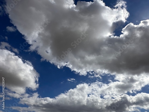 blue sky with clouds