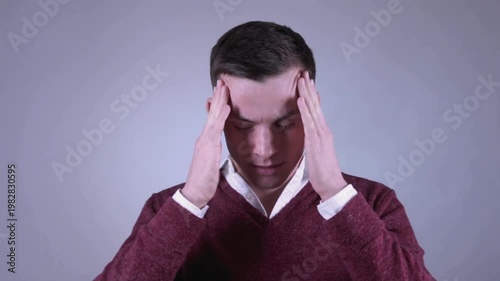 Stress, problems and bad emotions in a guy