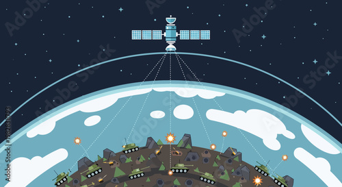 alien invasion ufo attack over city night