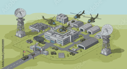 city landscape vector illustration