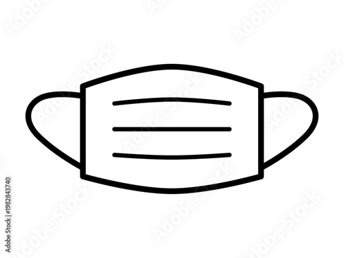 マスクのアイコン_ベクターイラスト