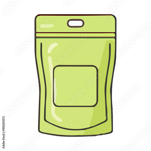 Green Stand Up Pouch Packaging