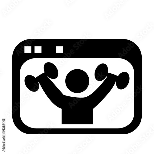 Person lifting dumbbells in gym