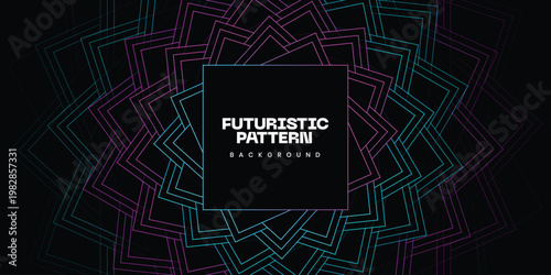 Cyberpunk Style Mesh Pattern with Glowing Abstract Futuristic Neon Geometric Line Waves for Tech Website Design