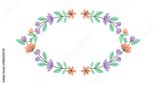 A minimalist abstract leaf design evokes freshness and growth, ideal for website accents, social media posts, and marketing materials needing a touch 