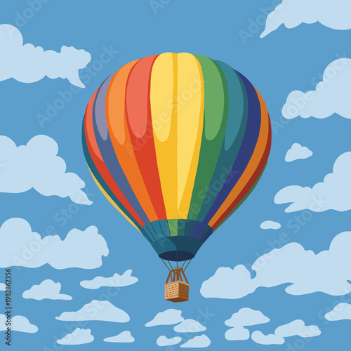 hot air balloon in sky