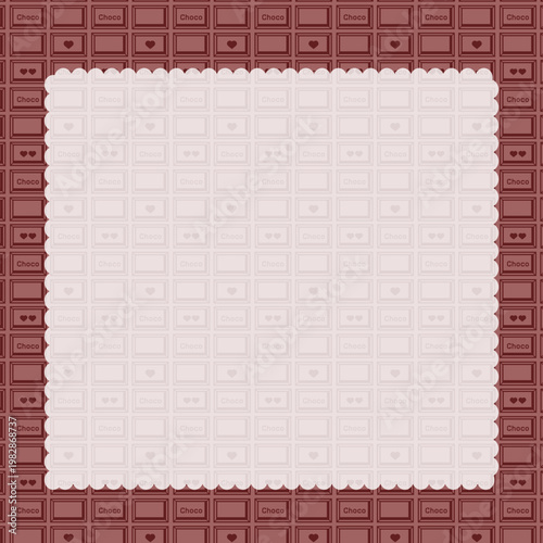 ハートの背景素材｜正方形SNS素材