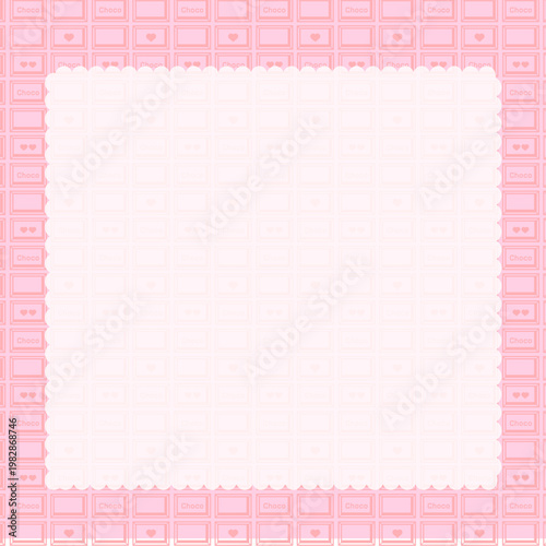 ハートの背景素材｜正方形SNS素材