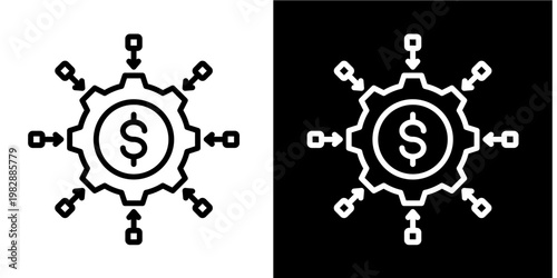 Crowdfunding   Icon Set White Mix Style Collection