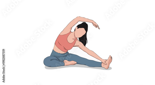Isometric Yoga Stretching Morning Routine Healthy Lifestyle