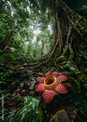Rare plants in the rain-forest.