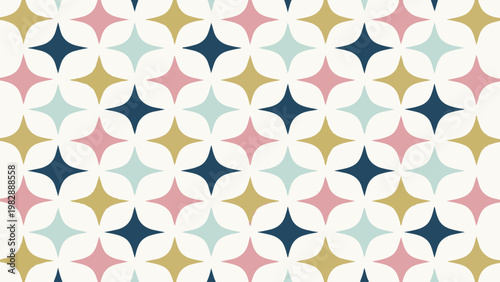 Abstract art background with geometric shapes and patterns