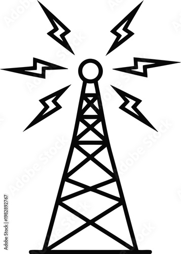 radio tower symbol