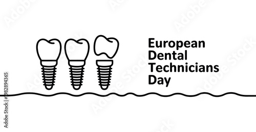 A dental technician celebrates European Dental Technicians Day with dental implants