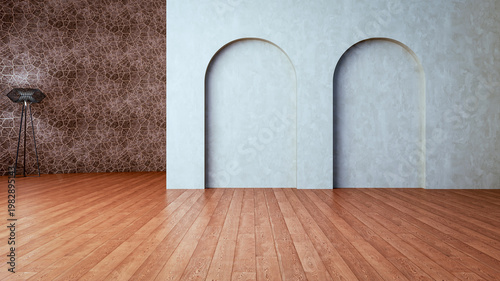 3D render, illustration Luxury modern living room interior,  realistic lighting, wide angle, contemporary furniture, clean lines, minimalist decor, elegant home design, large window