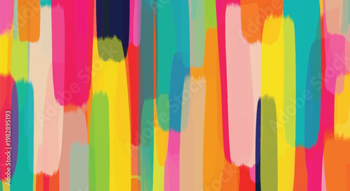 Vibrant abstract stripes a colorful vertical composition