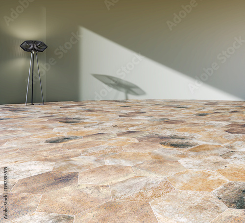 3D render, illustration Luxury modern living room interior,  realistic lighting, wide angle, contemporary furniture, clean lines, minimalist decor, elegant home design, large window