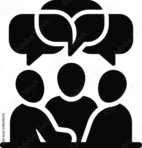 Group people sitting together in a relaxed manner.