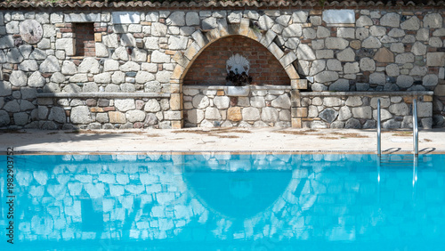 Alaçatı houses at izmir province Turkey