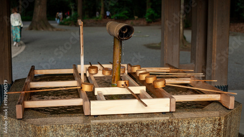 shinto temple in Tokyo Japan