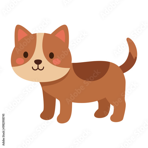 Quadro su tela Vector graphic icon for Cat