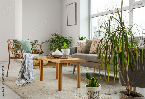 Interior of light living ro...
