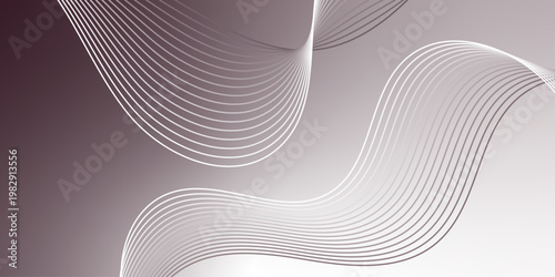  perfect for modern design projects.Elegant abstract background featuring smooth,flowing lines and a subtle gradient in muted brown and light grey,