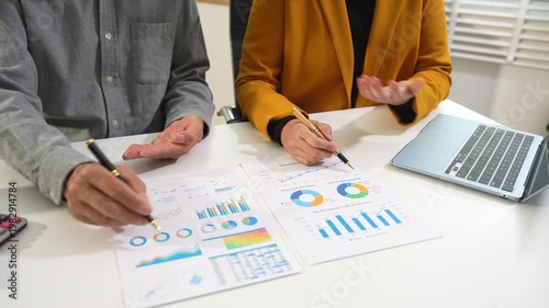 Business team working and update tasks with milestones progress planning and professional investor working new start up project in the office.