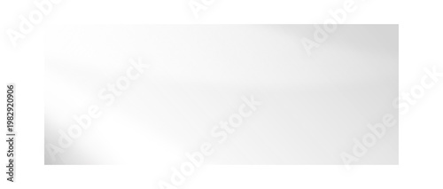Tableau sur toile Clear glass rectangle overlay on transparent background