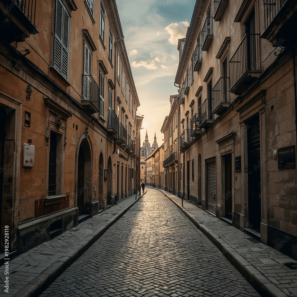 Fototapeta premium Medieval Charm of Toledo Streets