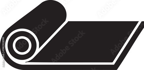 Black erasers and a tape measure laid out on a flat surface