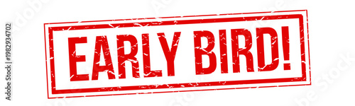 Early bird stamp