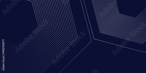 Modern blue background blue andwhite gradation. Hexagon effec line grunge nice light pastel texture