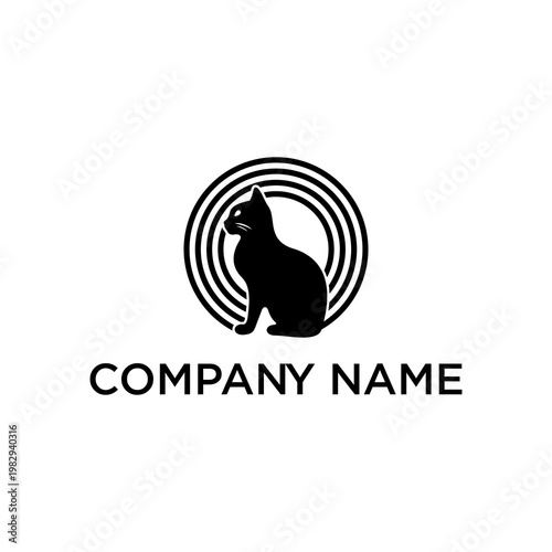 cat circle logo