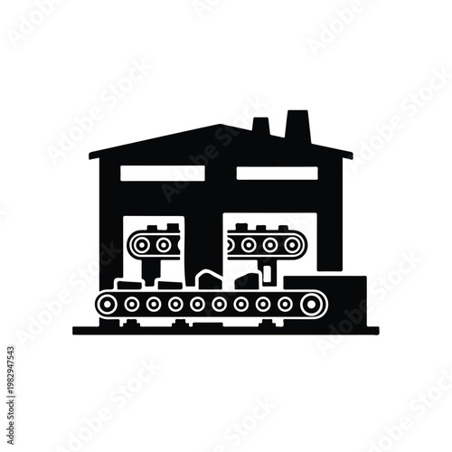 Factory Warehouse Conveyor Belt and Machinery