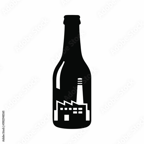 Factory Bottle Icon