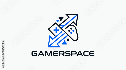 GamerSpace branding logo design concept.