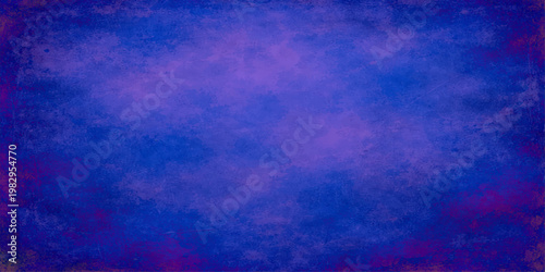 Vintage blue and purple grunge background with a rough paper texture and pink light design for a dark retro wallpaper backdrop