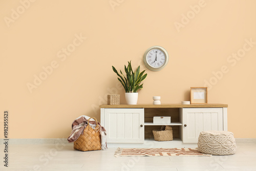 Interior of stylish living ...