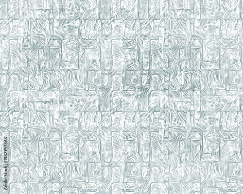 Abstract Illustration with intricate seamless light gray pattern. Minimal design background with simple geometric ornament