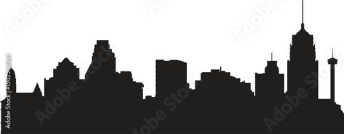 Atlanta city skyline prepared in vector