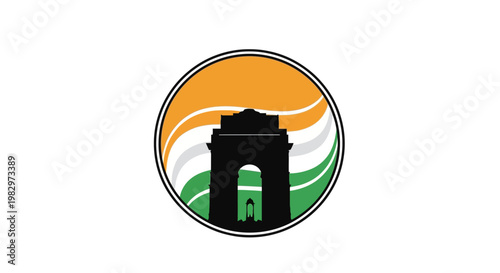 India Gate National Monument Architecture.